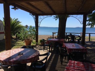 ristorante camping bolsena